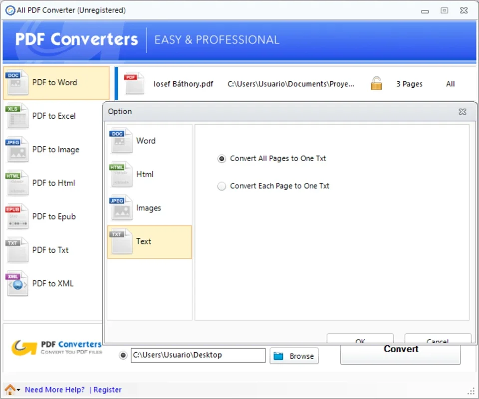 All PDF Converter for Windows - Convert PDF to Any Format