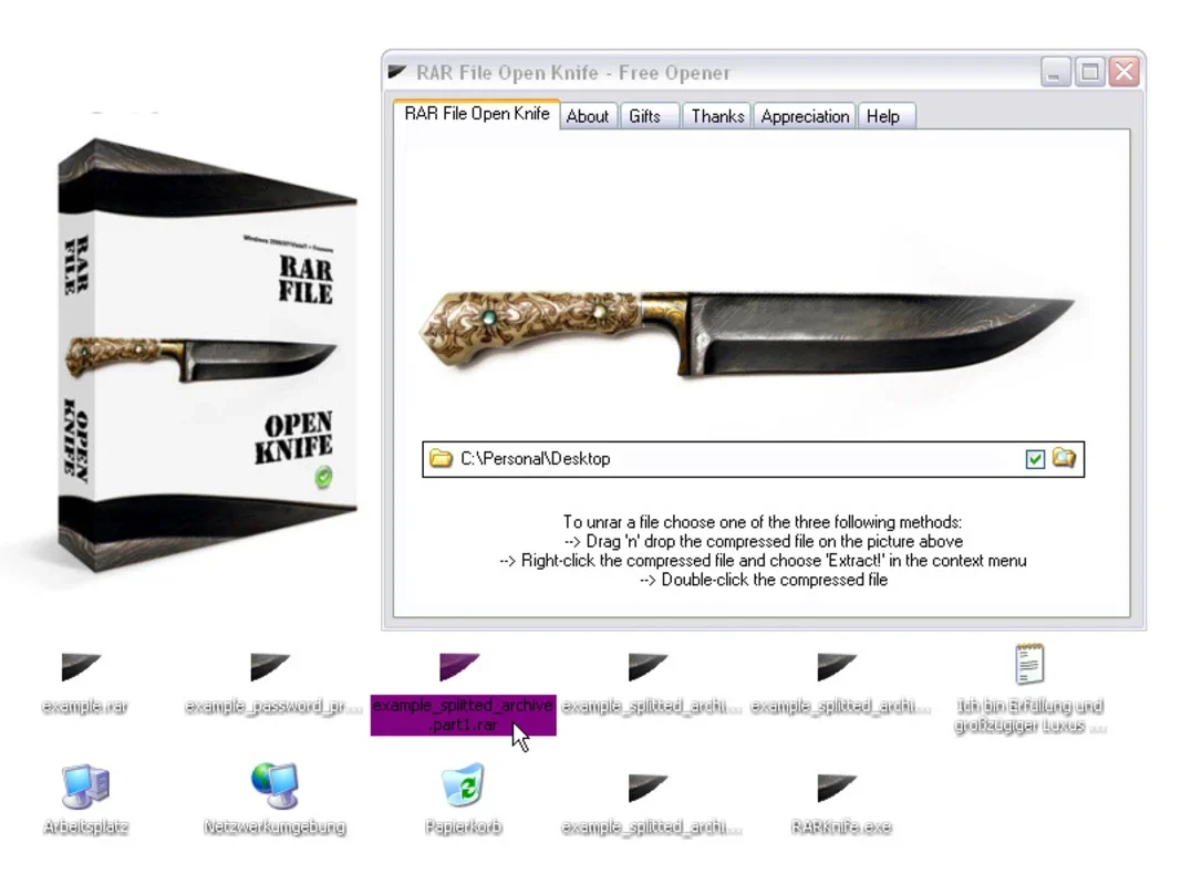 RAR File Open Knife: Fast RAR Decompression for Windows