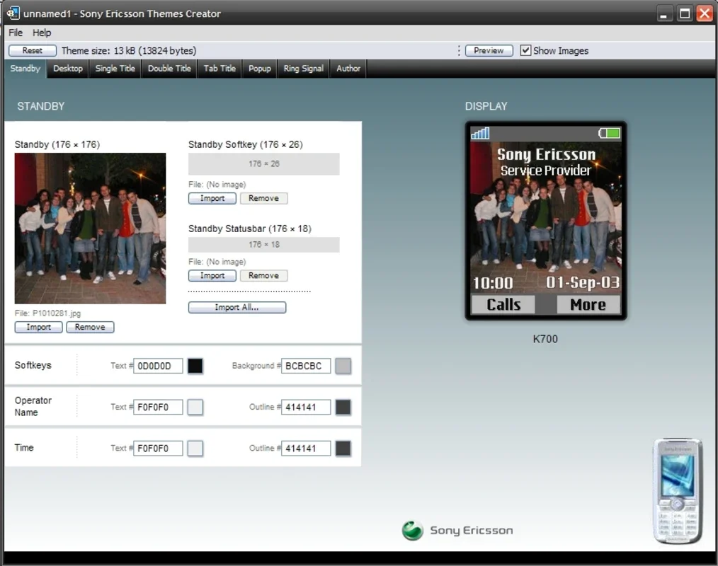 Sony Ericsson Themes Creator for Windows: Customize Your Mobile