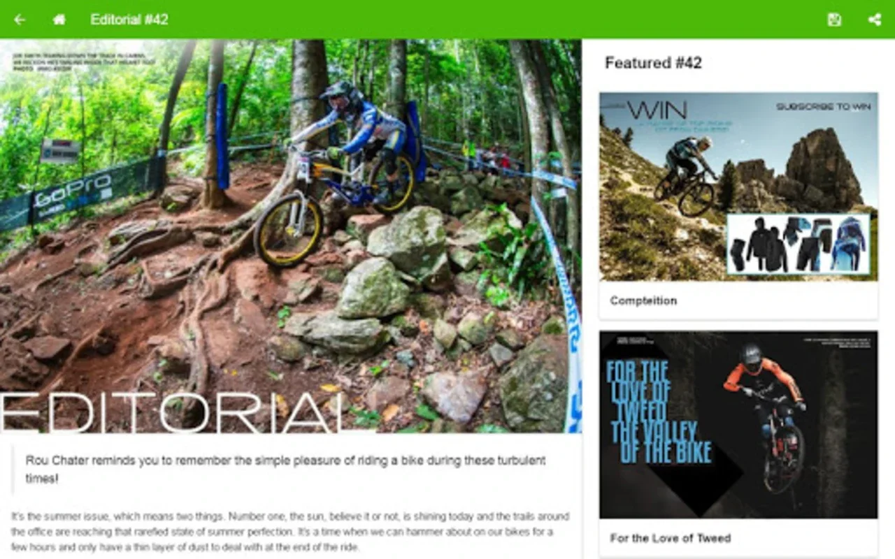 IMB Free Mountain Bike Mag for Android - Unbeatable Content