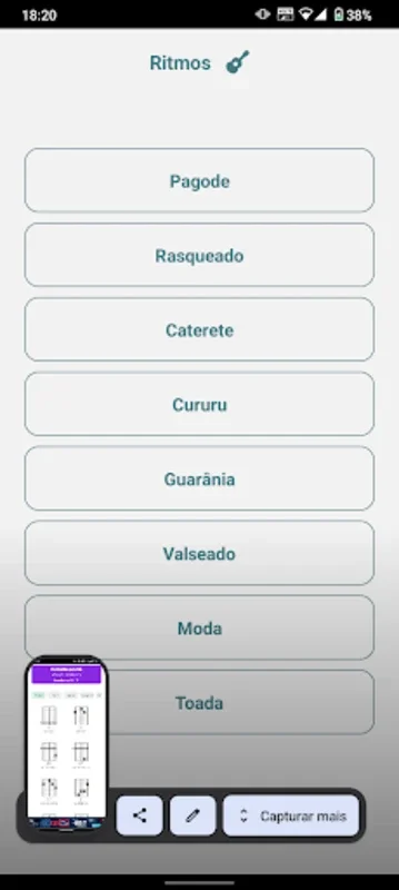 Acordes de Viola for Android - Master Viola Caipira Chords