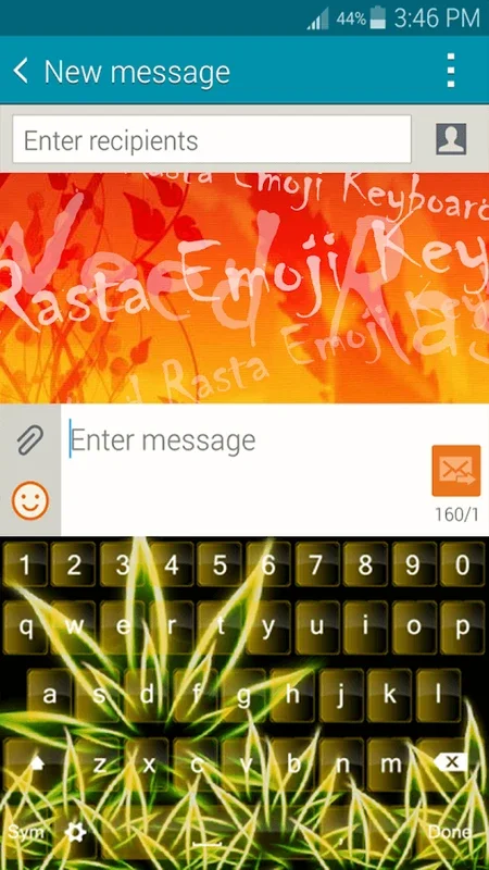 Weed Rasta Emoji Keyboard for Android: Customize Your Messages