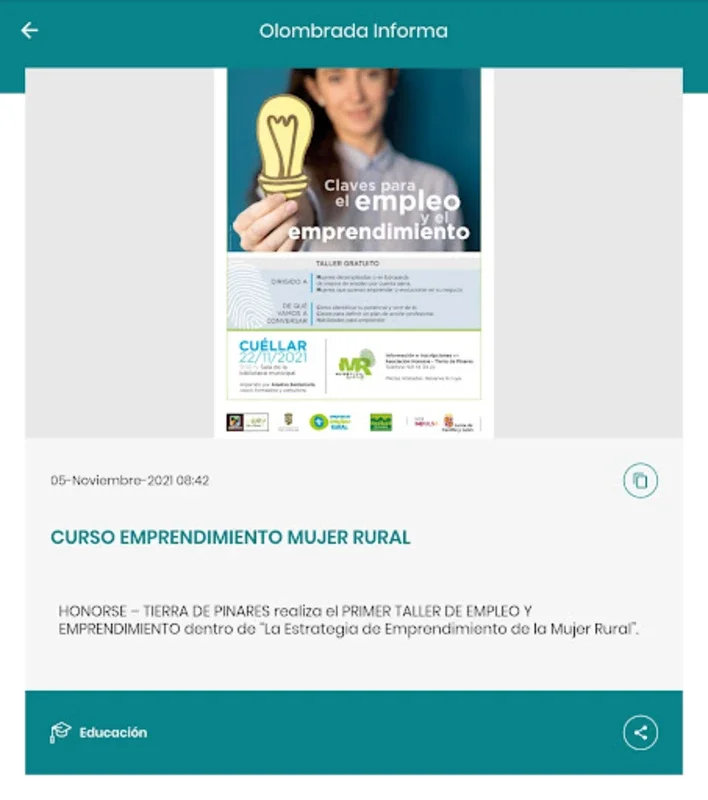 Olombrada Informa for Android: Real - Time Local Updates and Civic Engagement