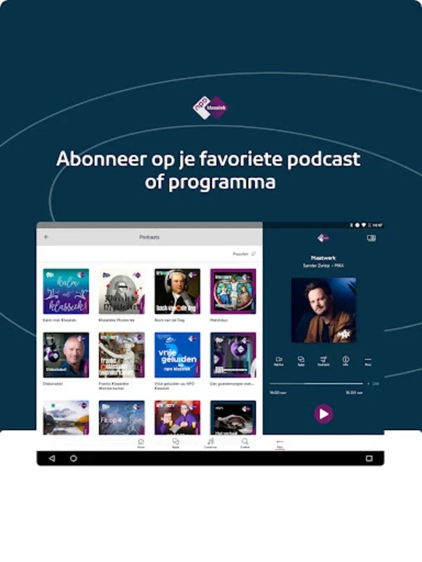 NPO Klassiek for Android - Immerse in Classical Music