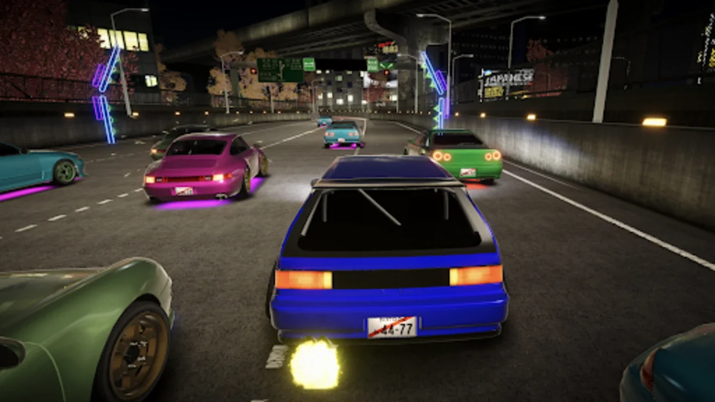 Kanjozoku Game for Android - Immersive Street Racing