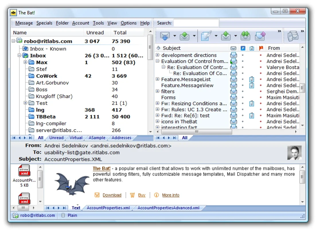 The Bat for Windows - A Powerful Email Client