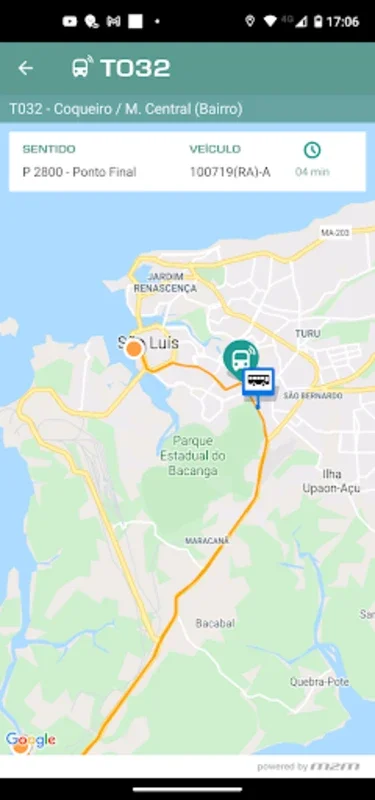 Meu Ônibus São Luis for Android - Real-Time Bus Arrivals