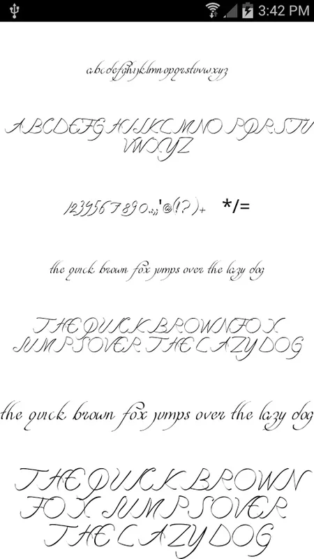 Script Fonts 50 for Android - Enhance Messaging