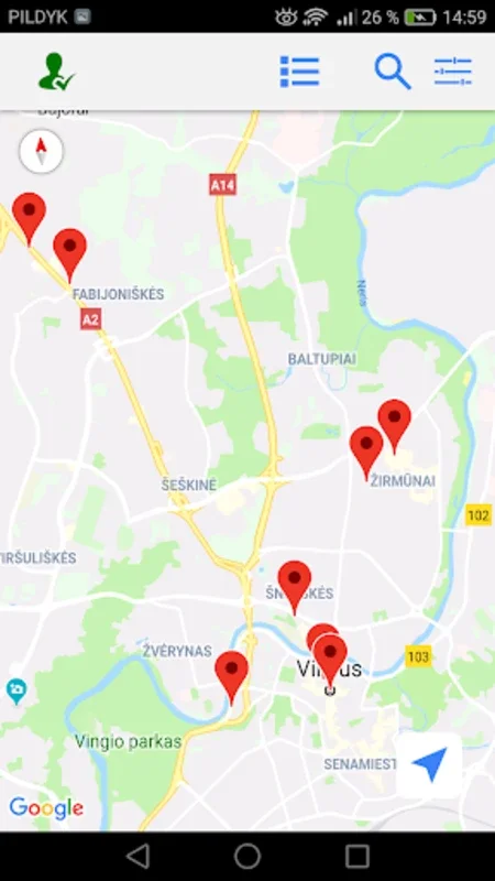 elektromobilių autoPilDYK for Android - Navigate EV Charging Easily