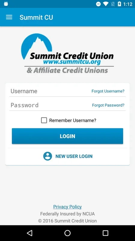 Summit CU for Android - Secure Finance Management