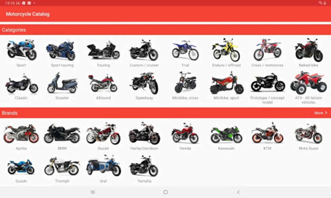 Moto Catalog: All About Bikes for Android