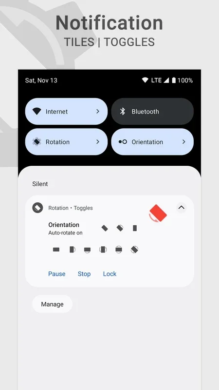 Rotation - Orientation Manager for Android: Customize Screen Rotation