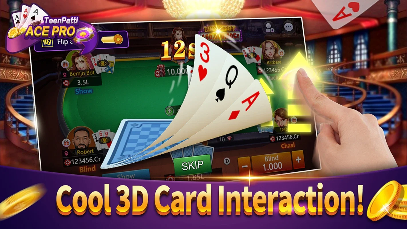 Teenpatti Ace Pro: Play Teen Patti, Rummy & Poker on Android