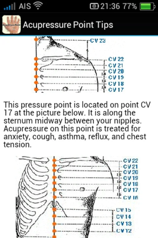 Acupressure Point Tips for Android: Holistic Health App