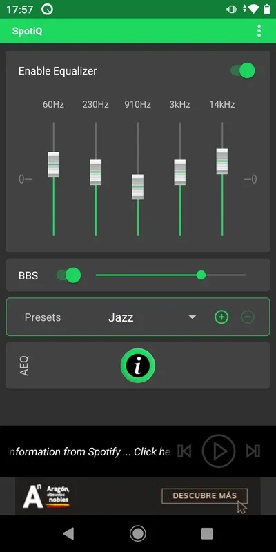 SpotiQ for Android - Enhance Spotify Audio