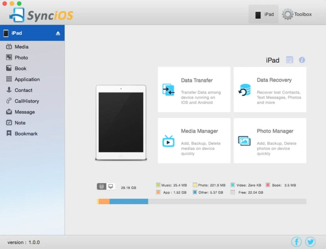 Syncios Manager for Mac - Effortless iOS Device Management