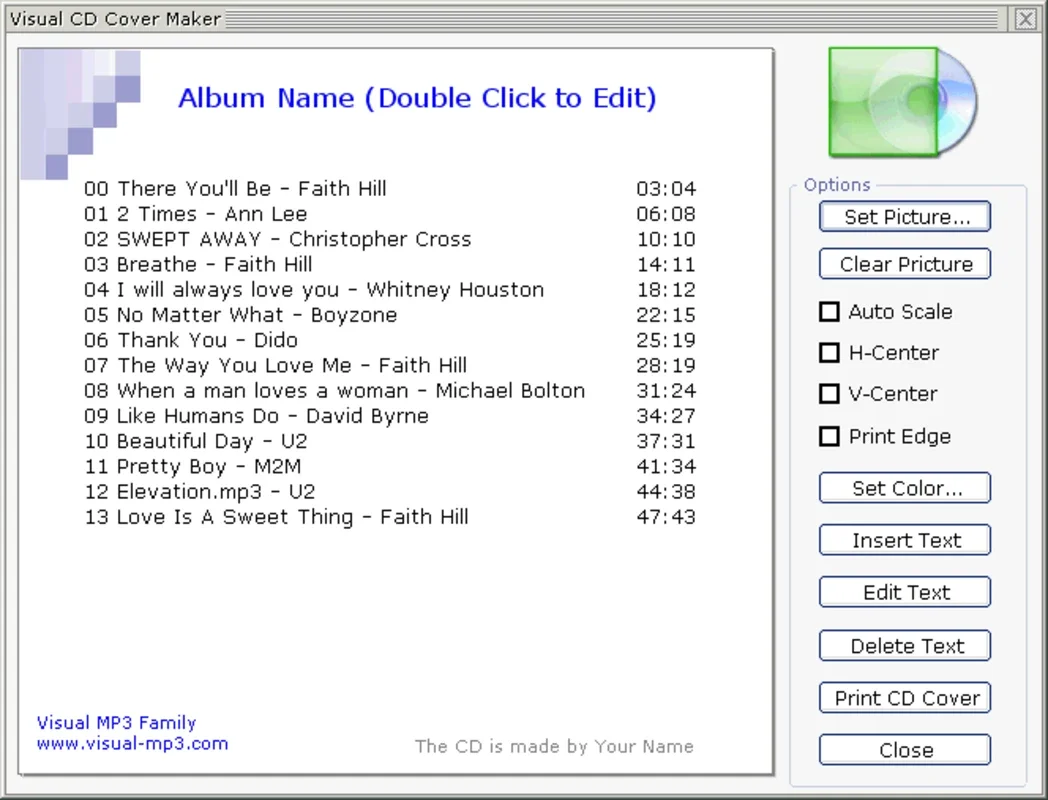 Visual MP3 CD Burner for Windows - Effortless CD Burning