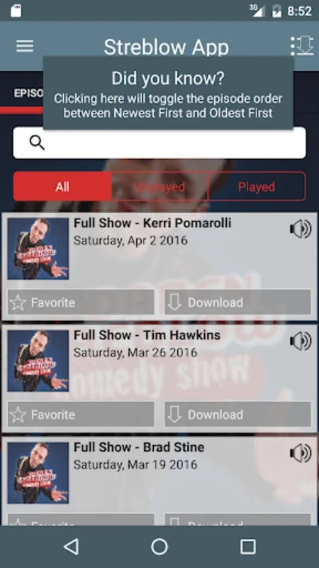 Daren Streblow Comedy Show for Android - Hilarious Entertainment