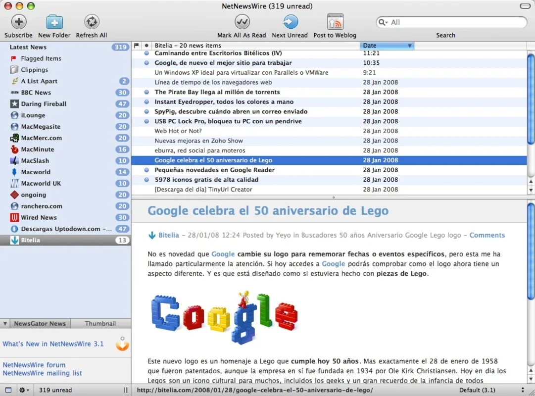 NetNewsWire for Mac - Free Feed Reader