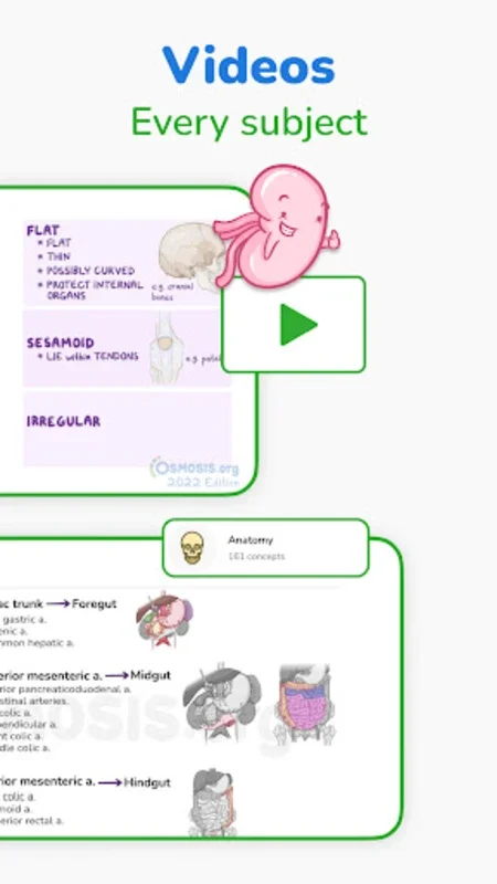 Osmosis Med Videos & Notes for Android - No Downloading Required