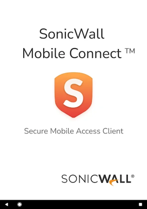 SonicWALL for Android - Secure Corporate & Academic Access