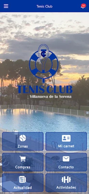 Tenis Club Vva de la Serena for Android - Manage Fitness and Club Services