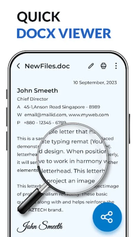 Word Office App - Docs Reader for Android: Streamlined Document Management