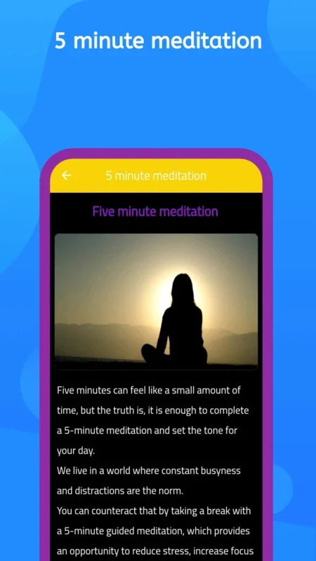 Mindfulness Meditation for Android: Enhance Well-being