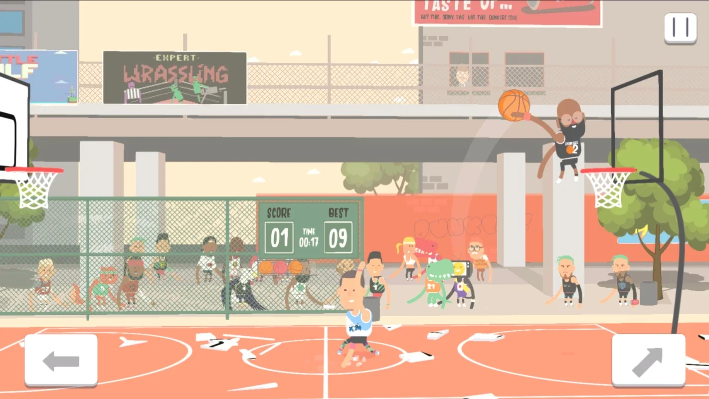 Dunkers 2 for Android - Slam Dunk Fun