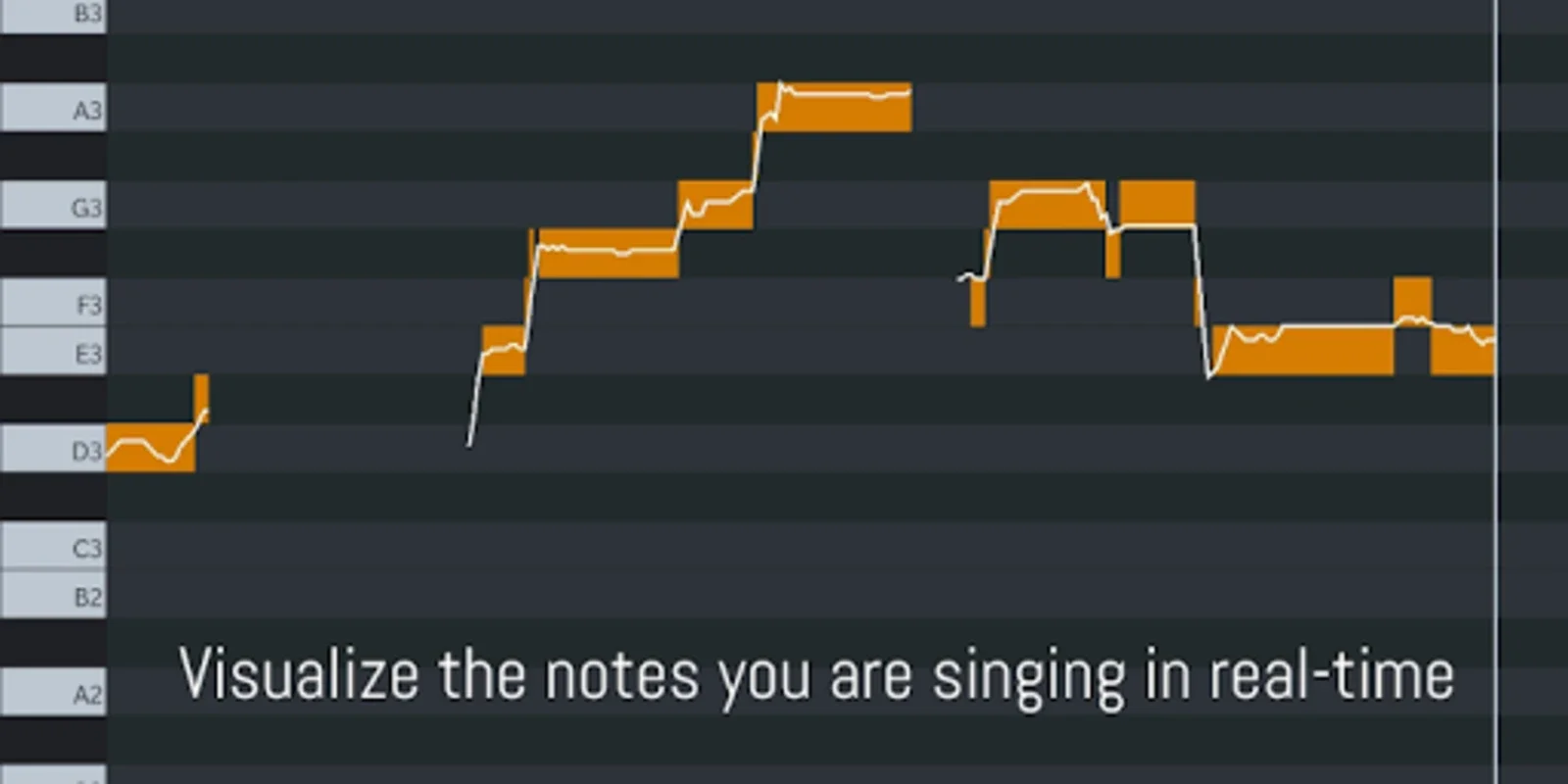 Nail the Pitch - Vocal Pitch Monitor for Android - No Downloading Needed