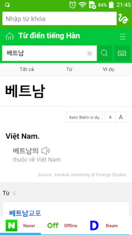 Từ điển Hàn Việt for Android - Enhance Your Korean Learning