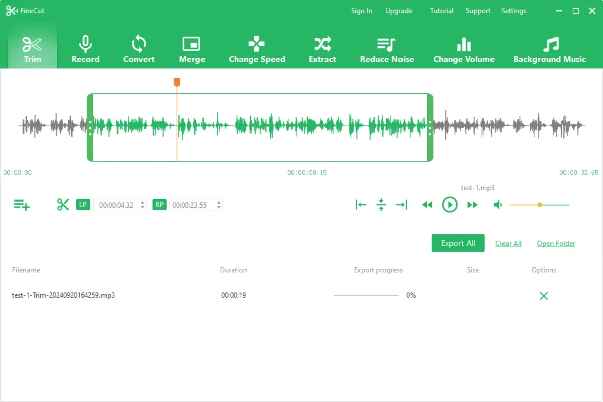 Fineshare FineCut for Windows: Simplify Audio Creation