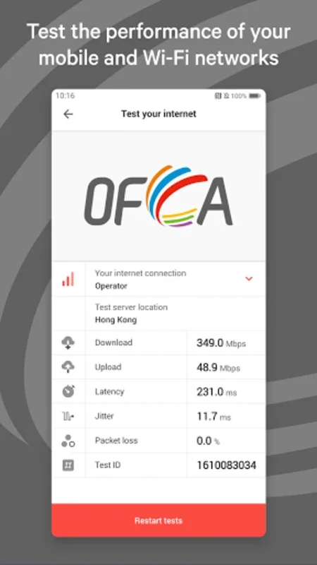 OFCA Speed Test for Android: Assess Your Broadband Speed