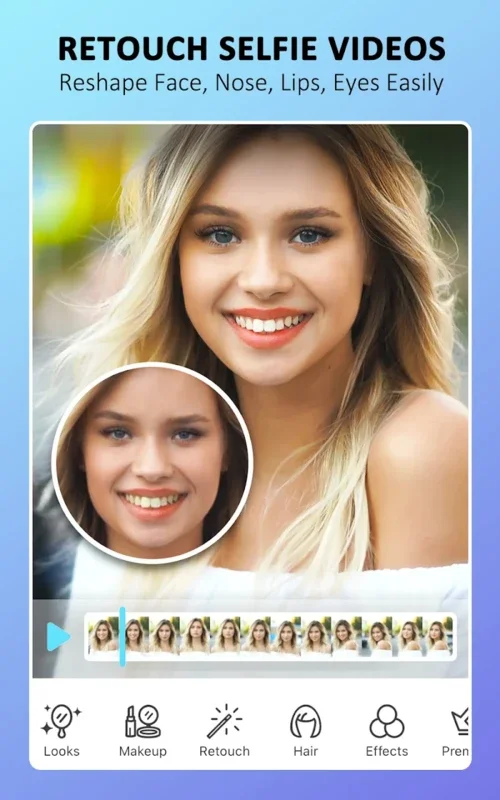 YouCam Video Editor & Retouch for Android - Professional Selfie Editing