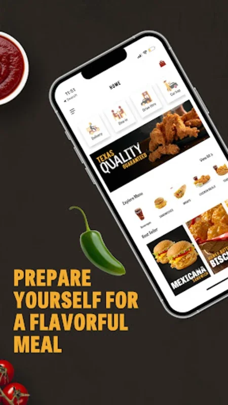 Texas Chicken for Android: Easy Ordering with Rewards