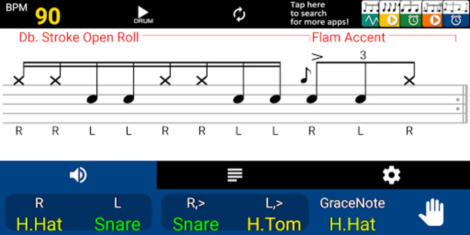 Drum Rudiment Player for Android - Enhance Your Drumming Skills