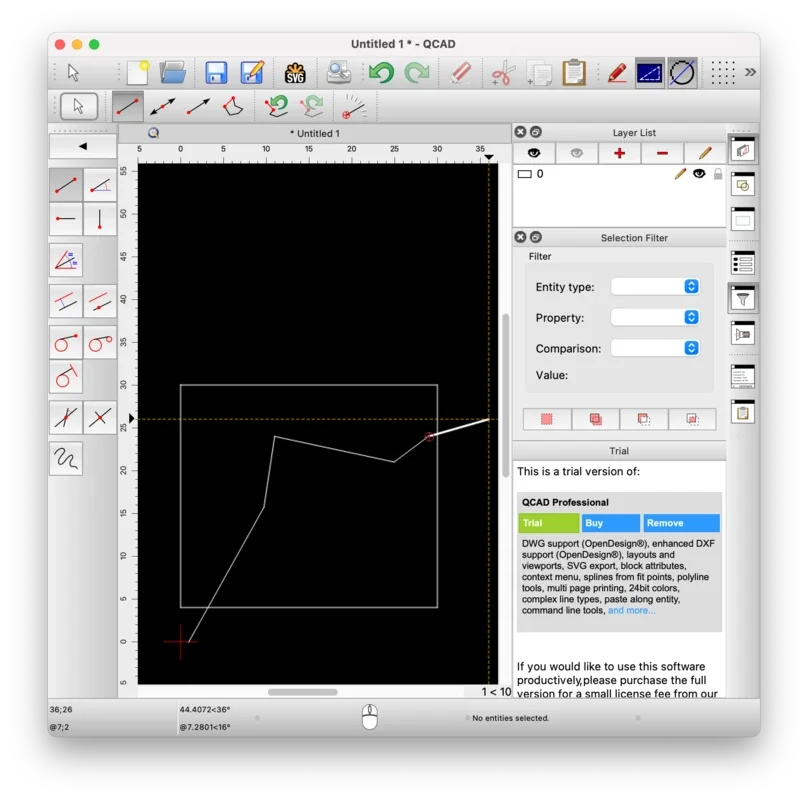 QCAD for Mac - Powerful CAD Software