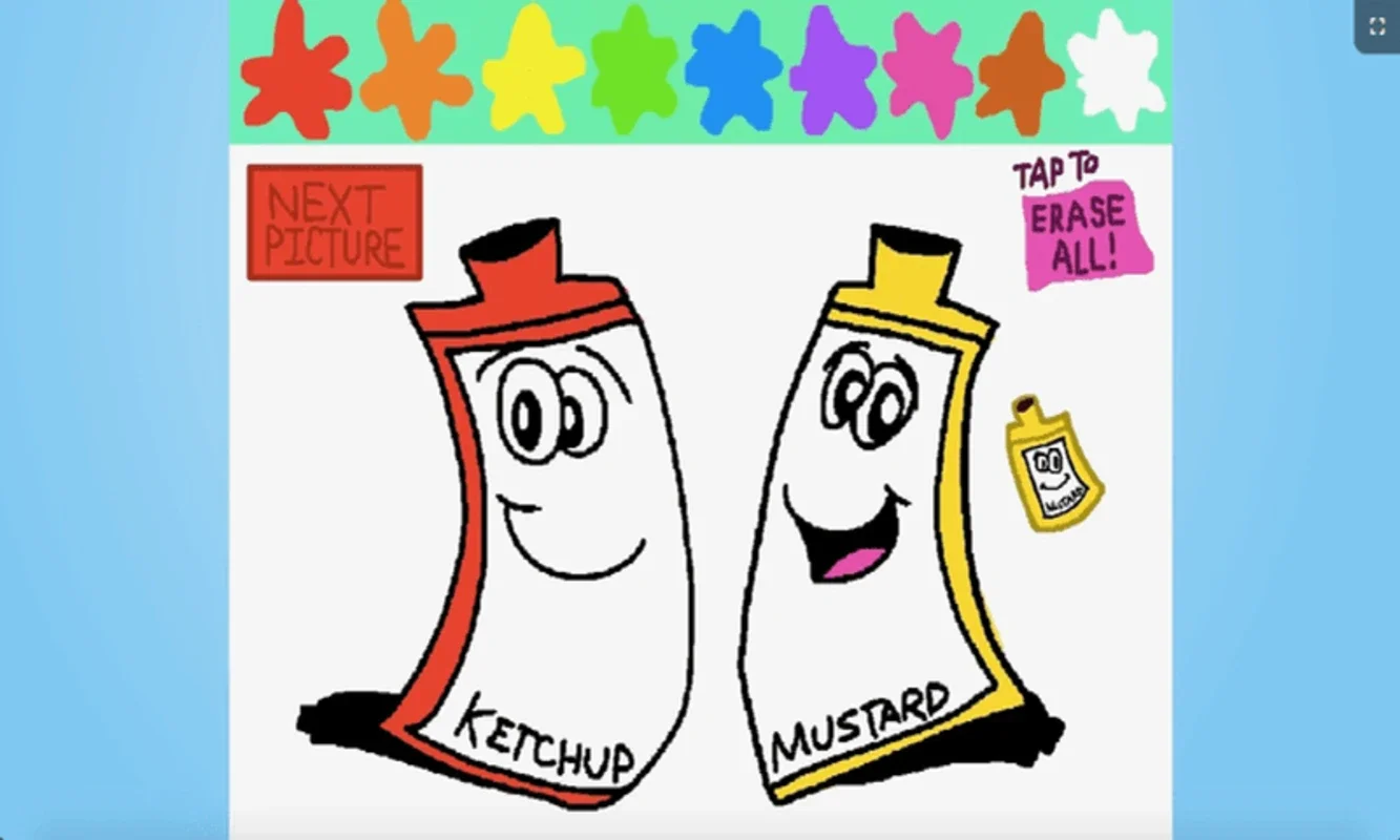 Ketchup And Mustard Coloring Station for Windows - Unleash Your Creativity