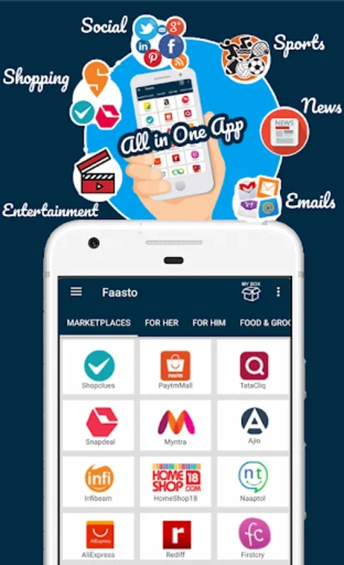 All Shopping Apps, Social & So for Android: Streamlined Online Experience