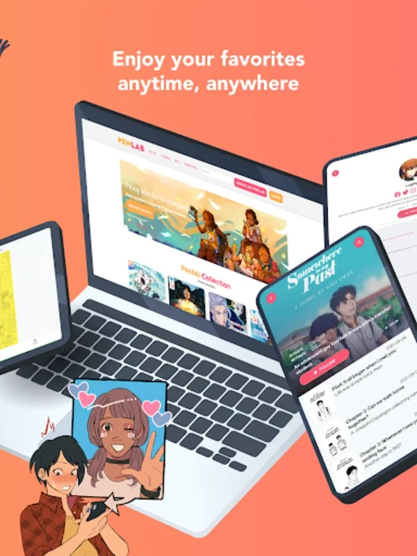 Penlab - Comics Manga Webtoons for Android - No Downloading Needed