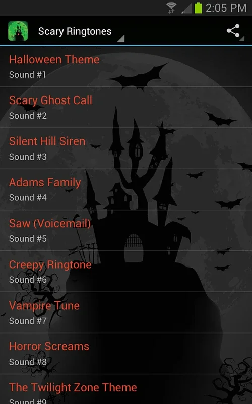 Scary Ringtones and Sounds for Android - Horror - themed Audio for Mobile