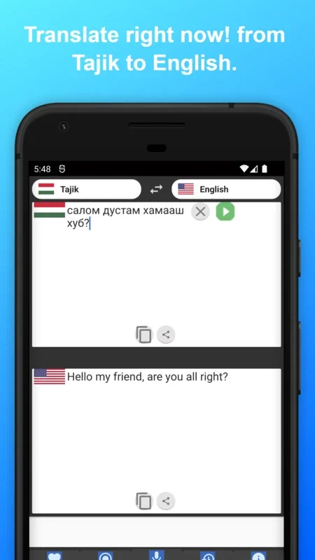 English to Tajik Translator for Android: Seamless Language Conversion