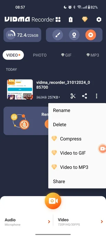 Vidma Recorder for Android - Effortless Screen Recording