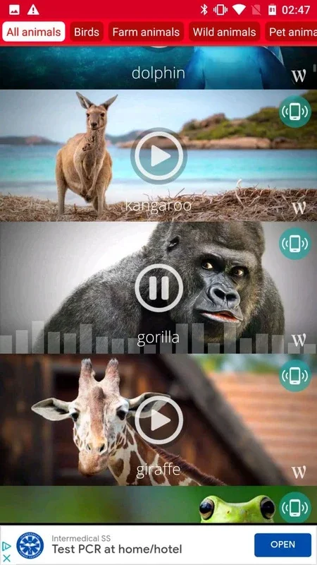 Animals: Ringtones for Android - Unique Animal Sounds for Your Device