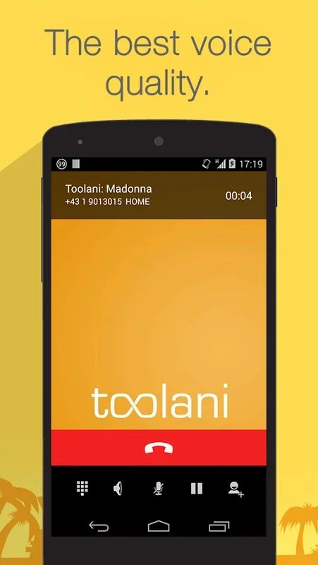 toolani for Android - Affordable Global Calls