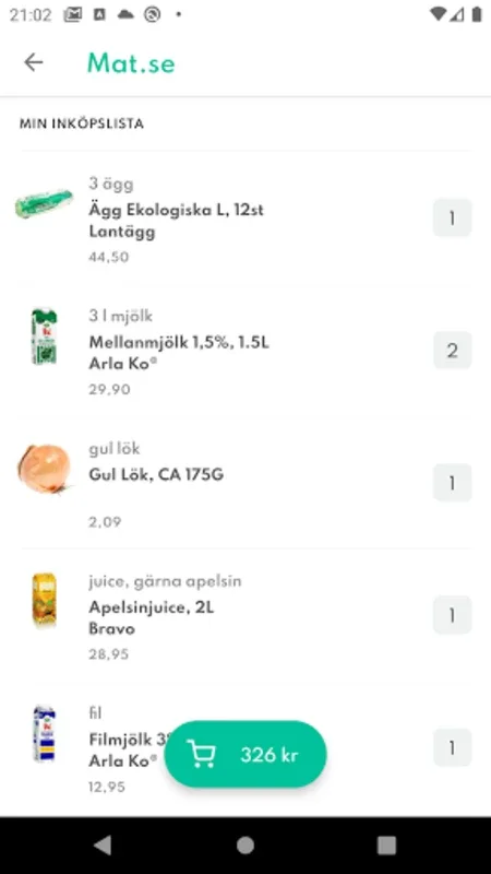 Matlistan for Android - Efficient Grocery Shopping and Meal Planning