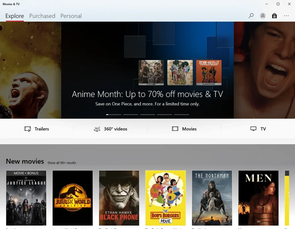 Movies & TV for Windows - A Digital Video Service by Microsoft