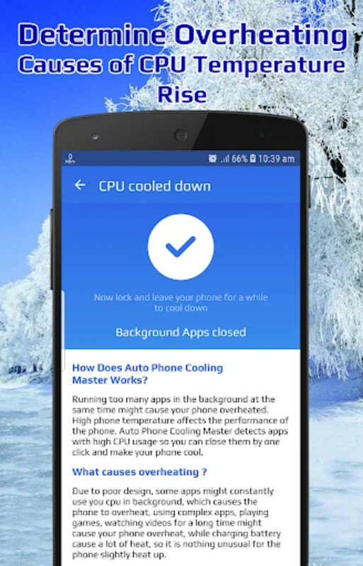 Auto Phone Cooling Master for Android - Keep Your Phone Cool