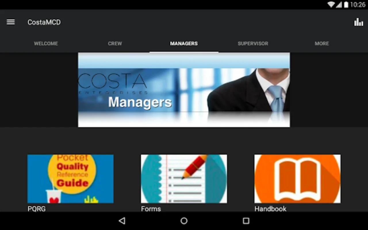 Costa Ent Employee App for Android - Stay Informed at Work