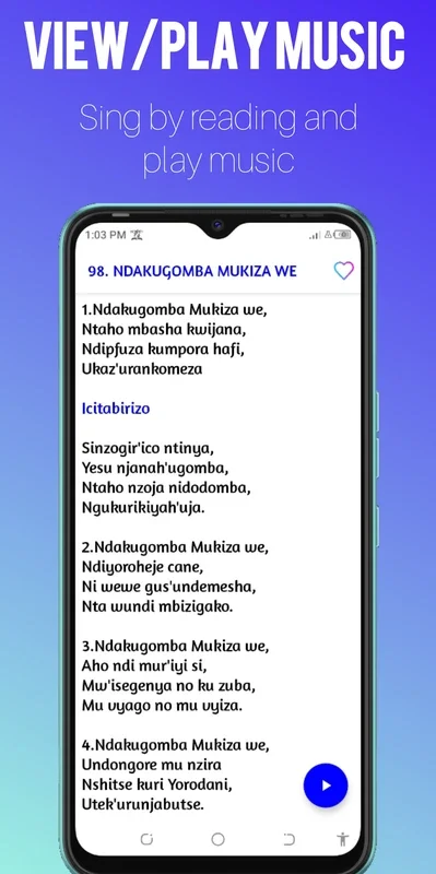 Quantique kirundi adventiste indirimbo for Android - Rich Hymnal App